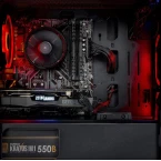 Skytech Chronos Mini Gaming PC Desktop - AMD Ryzen 3 3100, NVIDIA GTX 1650 4GB, 8GB DDR4, 500GB SSD, A320 Motherboard, 550 Watt Bronze, AC Wi-Fi, Windows 10 Home 64-bit