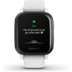 Garmin Venu Sq Music, GPS Smartwatch with Bright Touchscreen Display, Features Music and Up to 6 Days of Battery Life, White and Slate