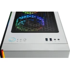 SkyTech Archangel 3.0 Gaming Computer PC Desktop - Ryzen 7 3700X 8-Core 3.6GHz, RTX 3060 12GB, 1TB SSD, 16GB DDR4 3000, B550 MB, RGB Fans, AC WiFi, 600W Gold PSU, Windows 10 Home 64-bit, White